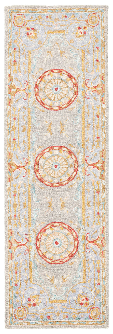 Safavieh Micro Loop Mlp634Y Green/Grey Rug.