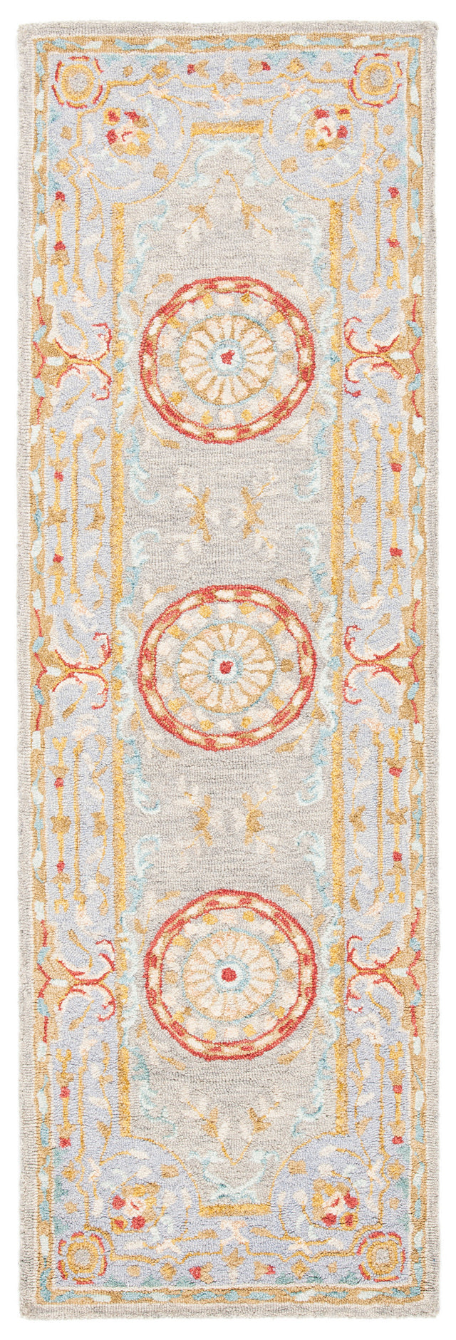 Safavieh Micro Loop Mlp634Y Green/Grey Rug.