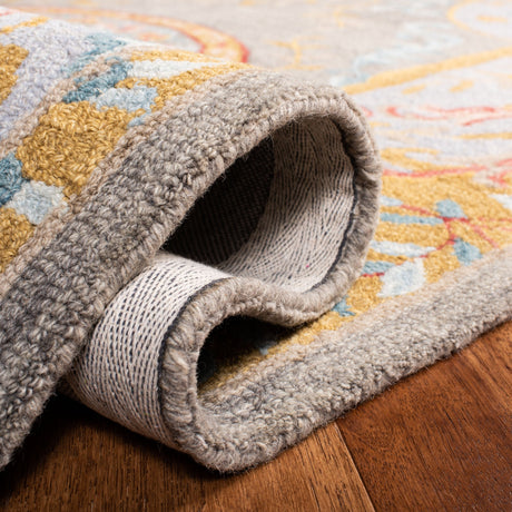 Safavieh Micro Loop Mlp634Y Green/Grey Rug.