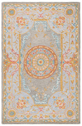 Safavieh Micro Loop Mlp634Y Green/Grey Rug.