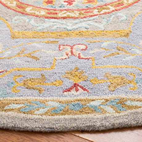 Safavieh Micro Loop Mlp634Y Green/Grey Rug.