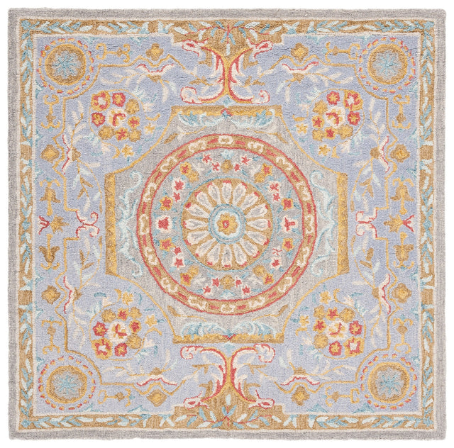 Safavieh Micro Loop Mlp634Y Green/Grey Rug.