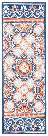 Safavieh Micro Loop Mlp635T Brown/Blue Rug.