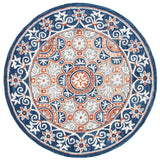 Safavieh Micro Loop Mlp635T Brown/Blue Rug.