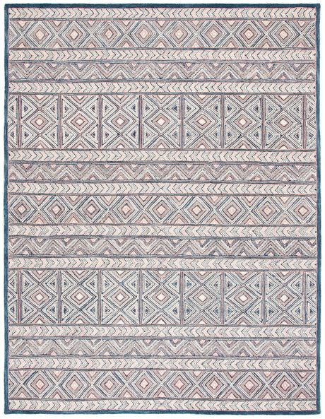 Safavieh Micro Loop Mlp637U Pink/Blue Rug.