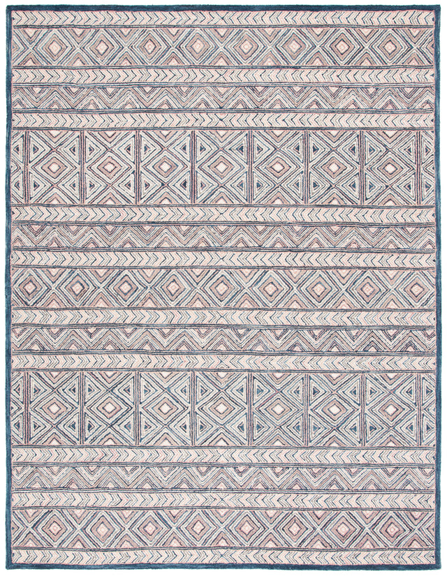 Safavieh Micro Loop Mlp637U Pink/Blue Rug.