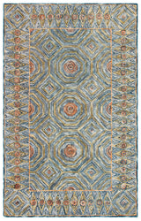 Safavieh Micro Loop Mlp638Y Green/Blue Rug.