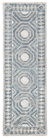 Safavieh Micro Loop Mlp639A Ivory/Blue Rug.