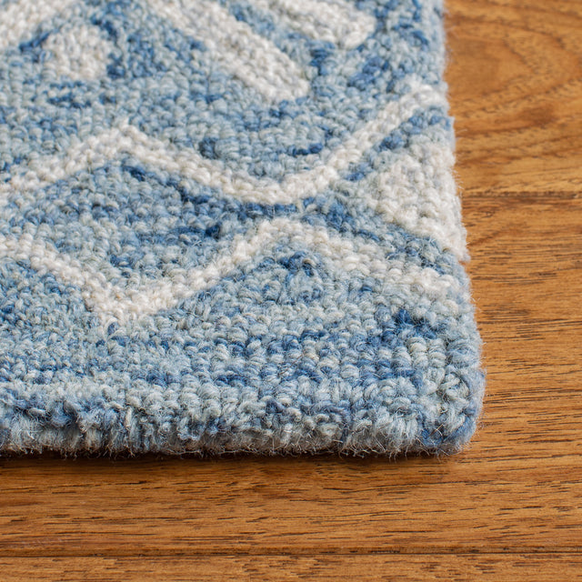 Safavieh Micro-Loop Mlp646M Blue/Ivory Rugs.