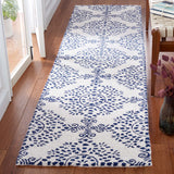 Safavieh Micro-Loop Mlp647A Ivory/Blue Rugs.