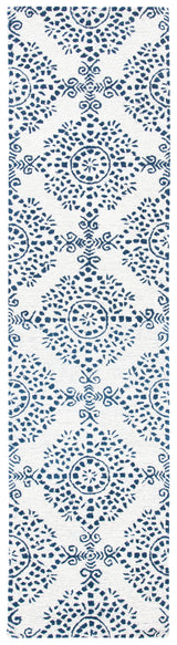 Safavieh Micro-Loop Mlp647A Ivory/Blue Rugs.