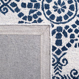 Safavieh Micro-Loop Mlp647A Ivory/Blue Rugs.