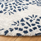 Safavieh Micro-Loop Mlp647A Ivory/Blue Rugs.