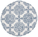 Safavieh Micro-Loop Mlp647A Ivory/Blue Rugs.