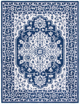 Safavieh Micro-Loop Mlp648N Navy/Ivory Rugs.