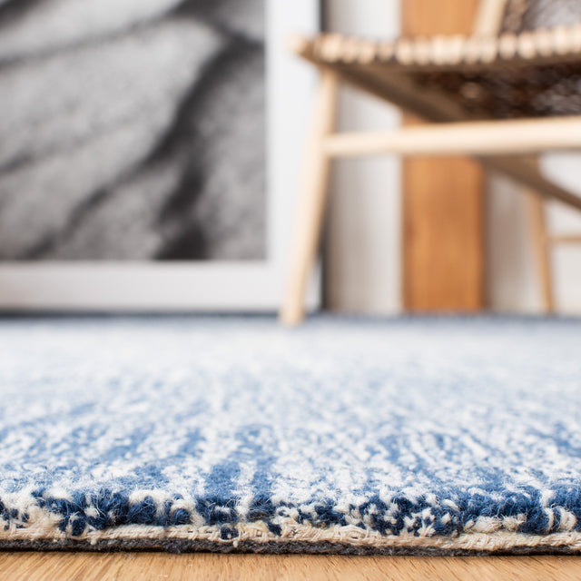 Safavieh Micro-Loop Mlp676M Blue Rugs.