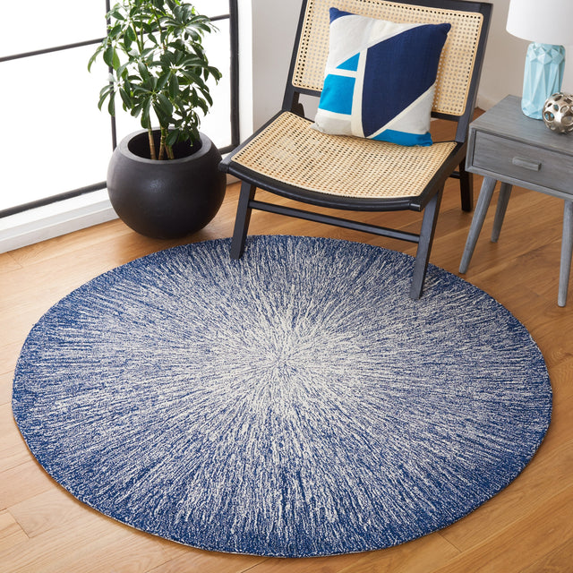 Safavieh Micro-Loop Mlp676M Blue Rugs.