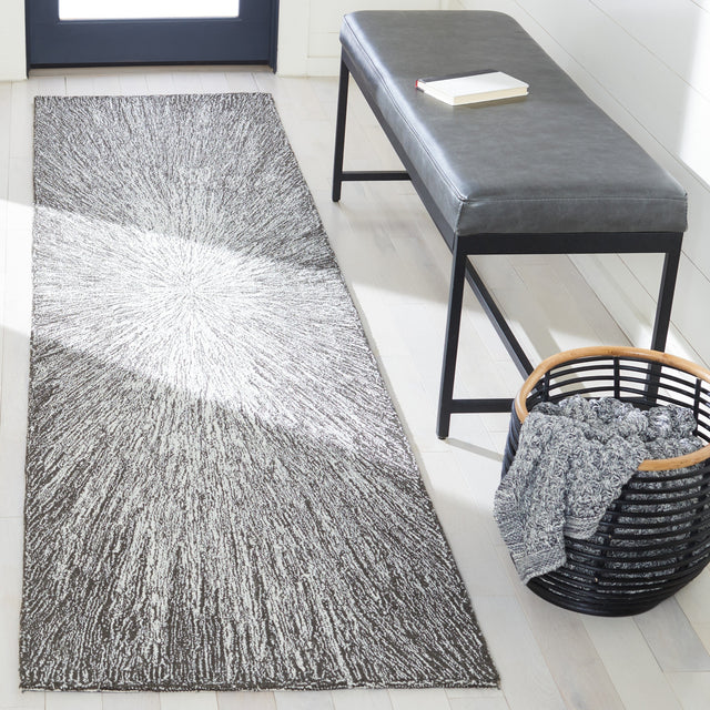 Safavieh Micro-Loop Mlp676Z Charcoal/Grey Rugs.