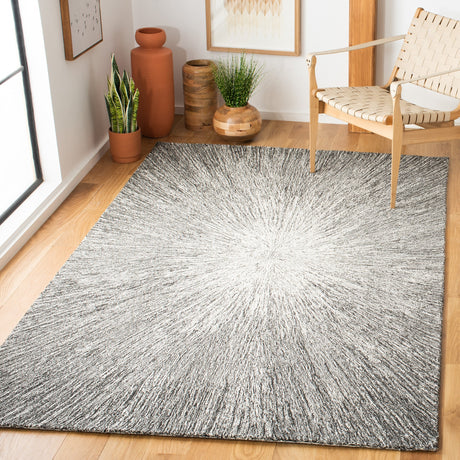 Safavieh Micro-Loop Mlp676Z Charcoal/Grey Rugs.