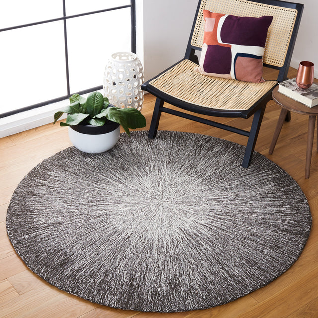 Safavieh Micro-Loop Mlp676Z Charcoal/Grey Rugs.