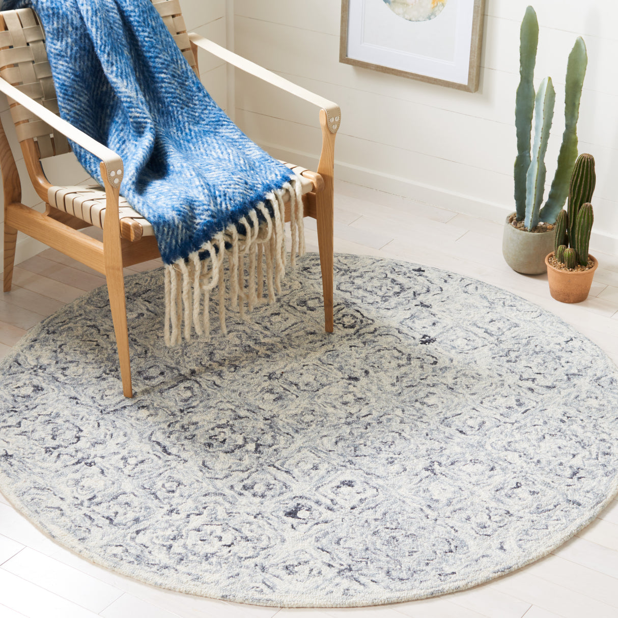 Safavieh Micro Loop Mlp776F Grey/Beige Rug.