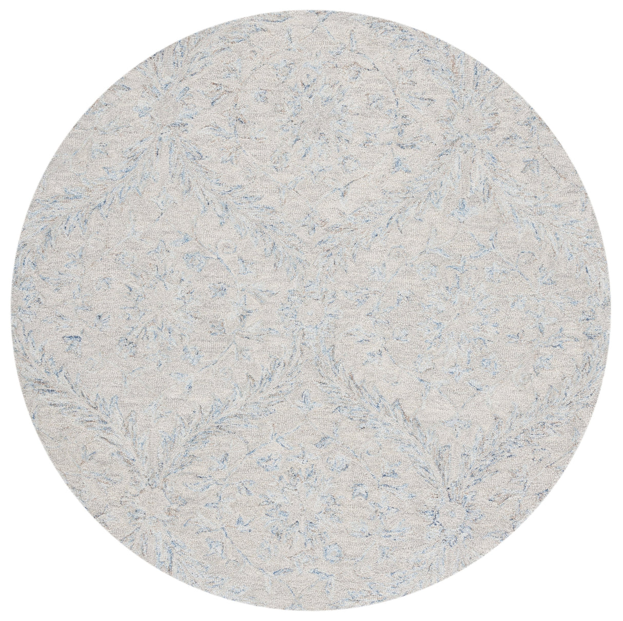 Safavieh Micro Loop Mlp875F Grey/Blue Rug.