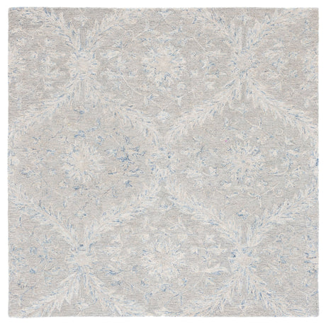 Safavieh Micro Loop Mlp875F Grey/Blue Rug.