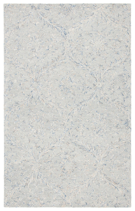 Safavieh Micro Loop Mlp875F Grey/Blue Rug.