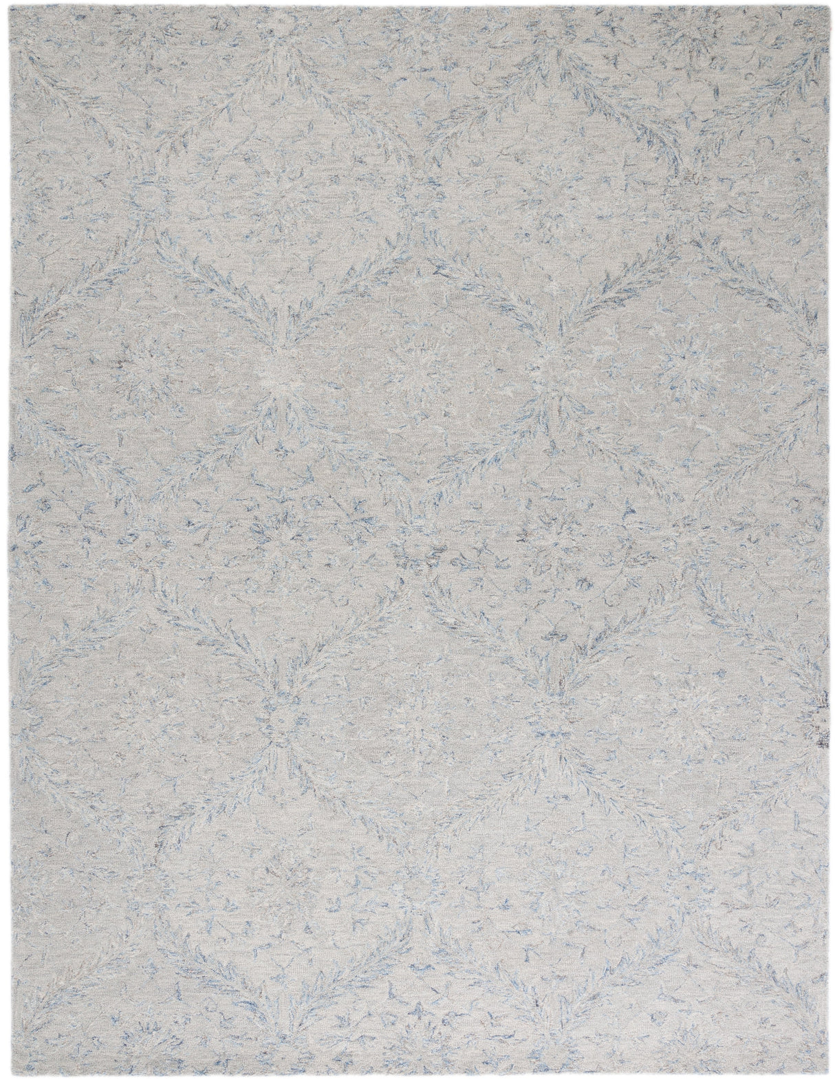 Safavieh Micro Loop Mlp875F Grey/Blue Rug.