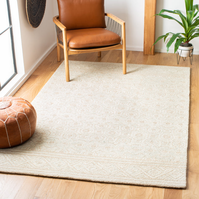 Safavieh Micro-Loop Mlp950A Ivory/Light Green Rugs.