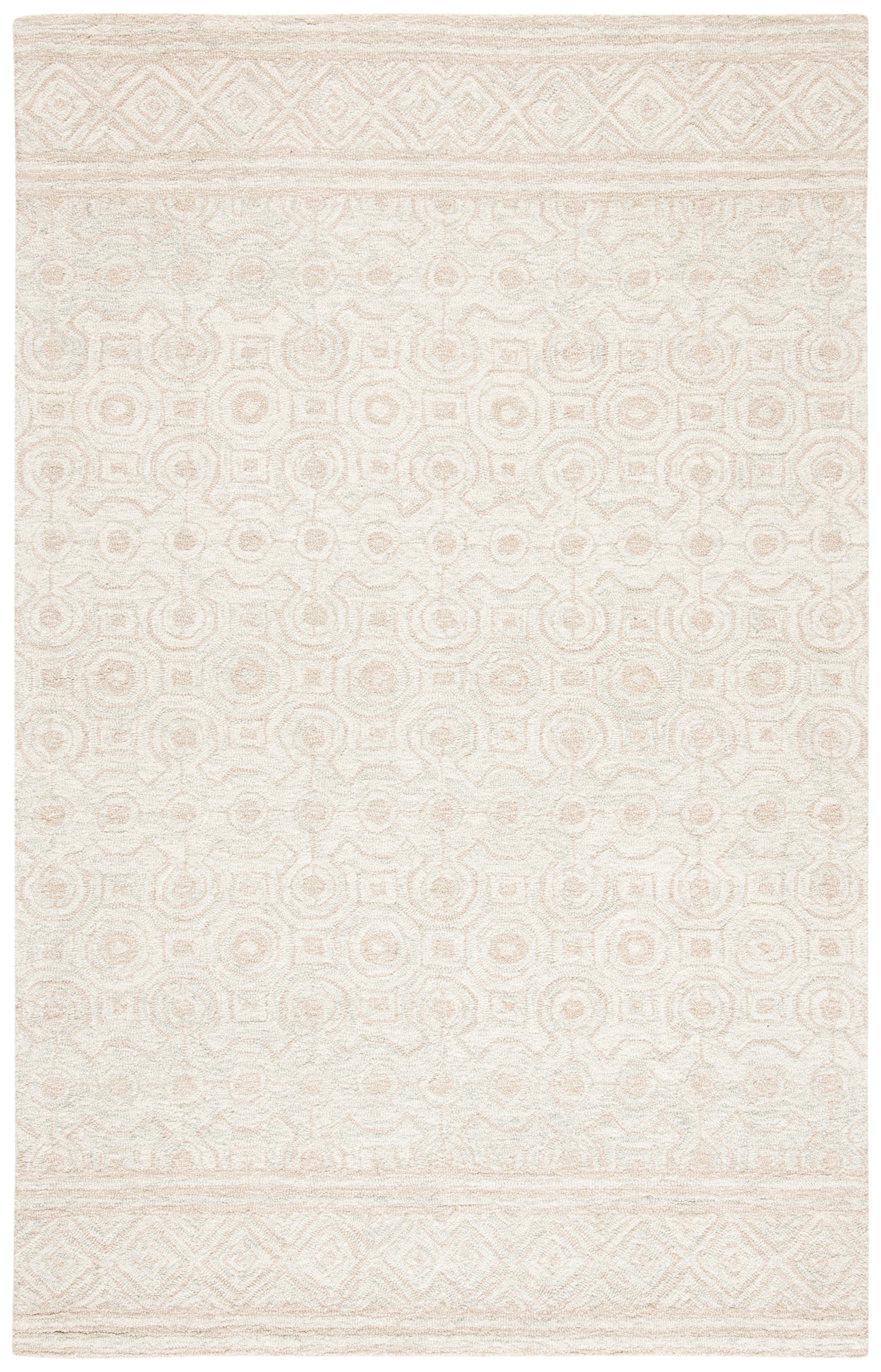 Safavieh Micro-Loop Mlp950A Ivory/Light Green Area Rug