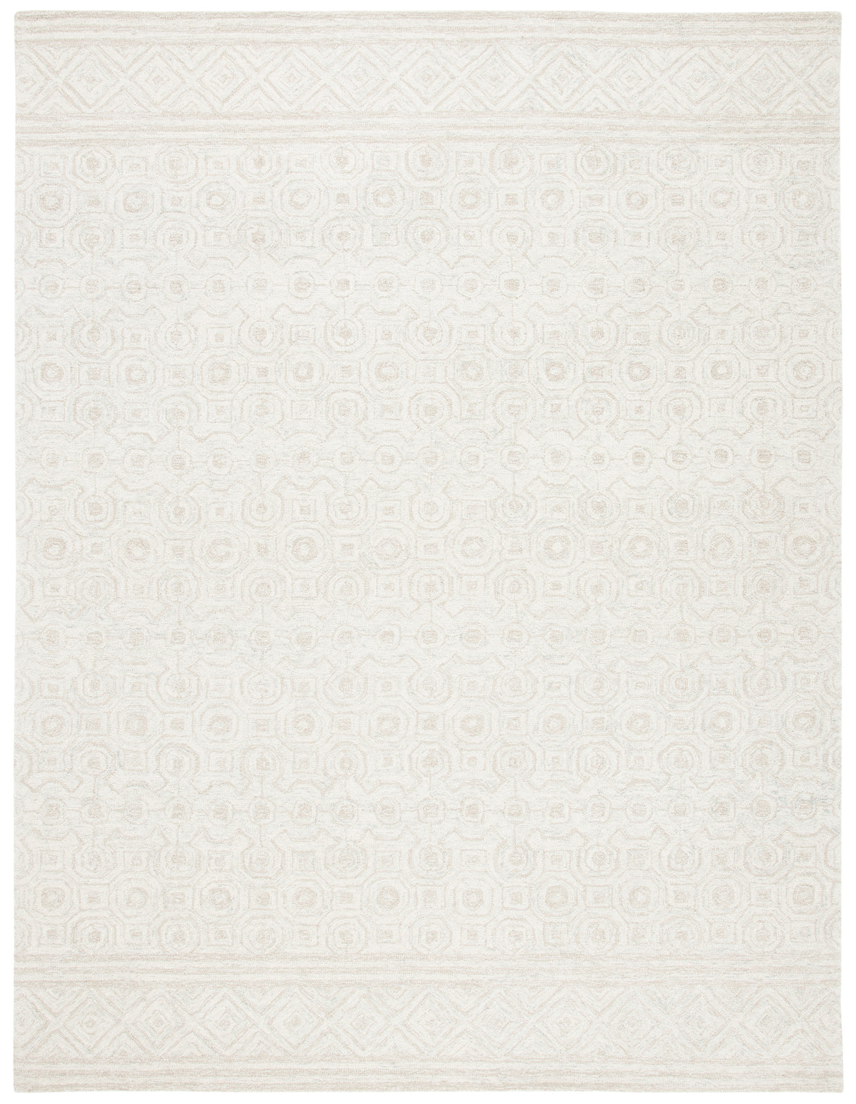 Safavieh Micro-Loop Mlp950A Ivory/Light Green Rugs.