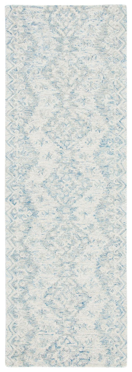 Safavieh Micro-Loop Mlp951A Ivory/Blue Rugs.