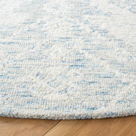 Safavieh Micro-Loop Mlp951A Ivory/Blue Rugs.