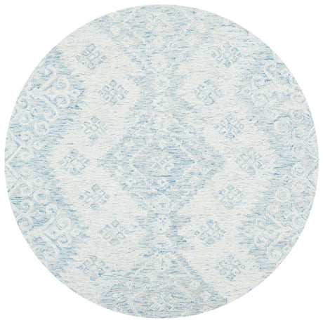 Safavieh Micro-Loop Mlp951A Ivory/Blue Rugs.