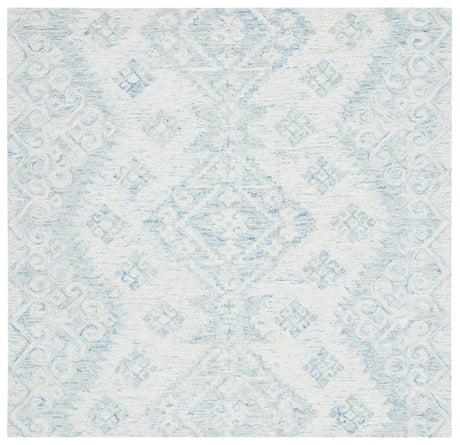 Safavieh Micro-Loop Mlp951A Ivory/Blue Rugs.