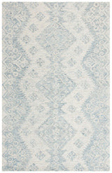 Safavieh Micro-Loop Mlp951A Ivory/Blue Rugs.
