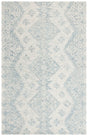 Safavieh Micro-Loop Mlp951A Ivory/Blue Rugs.