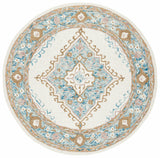 Safavieh Micro-Loop Mlp953A Ivory/Blue Rugs.