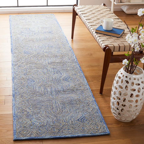 Safavieh Micro-Loop Mlp975M Blue Rugs.