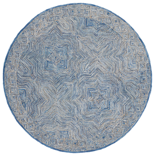 Safavieh Micro-Loop Mlp975M Blue Rugs.