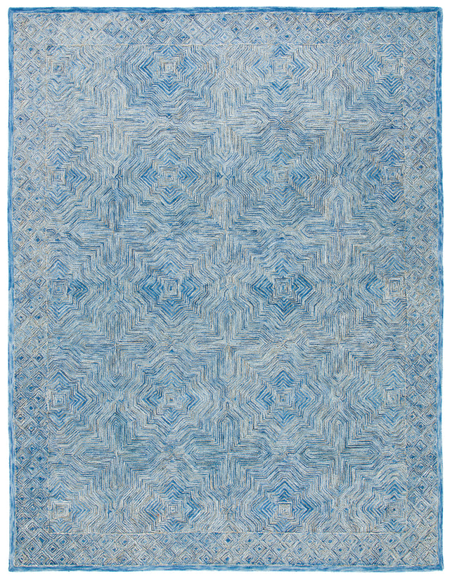 Safavieh Micro-Loop Mlp975M Blue Rugs.