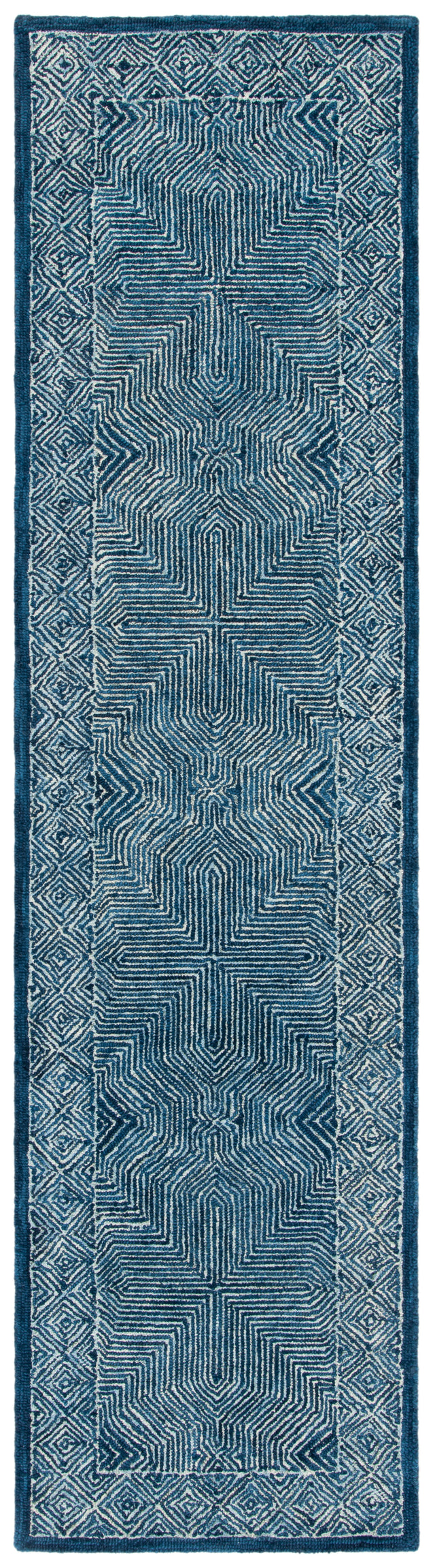 Safavieh Micro-Loop Mlp975N Navy Rugs.