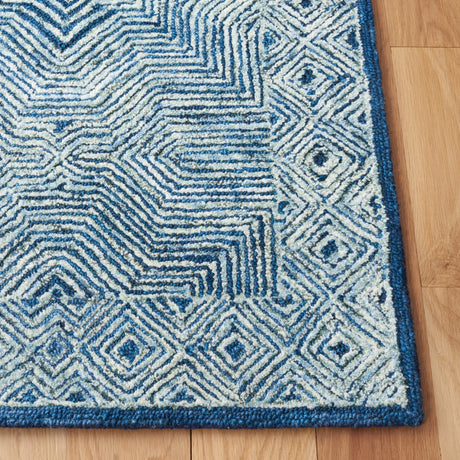 Safavieh Micro-Loop Mlp975N Navy Rugs.