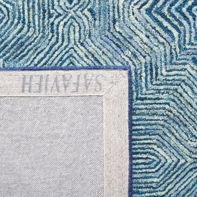 Safavieh Micro-Loop Mlp975N Navy Rugs.