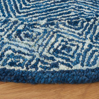 Safavieh Micro-Loop Mlp975N Navy Area Rug