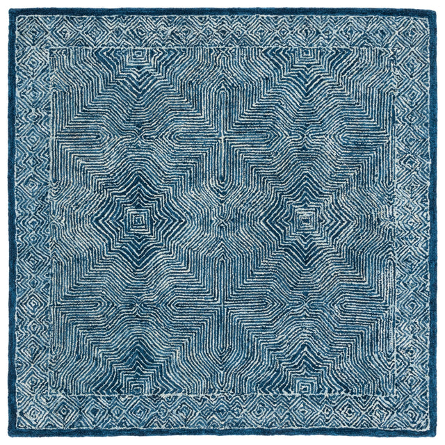 Safavieh Micro-Loop Mlp975N Navy Rugs.