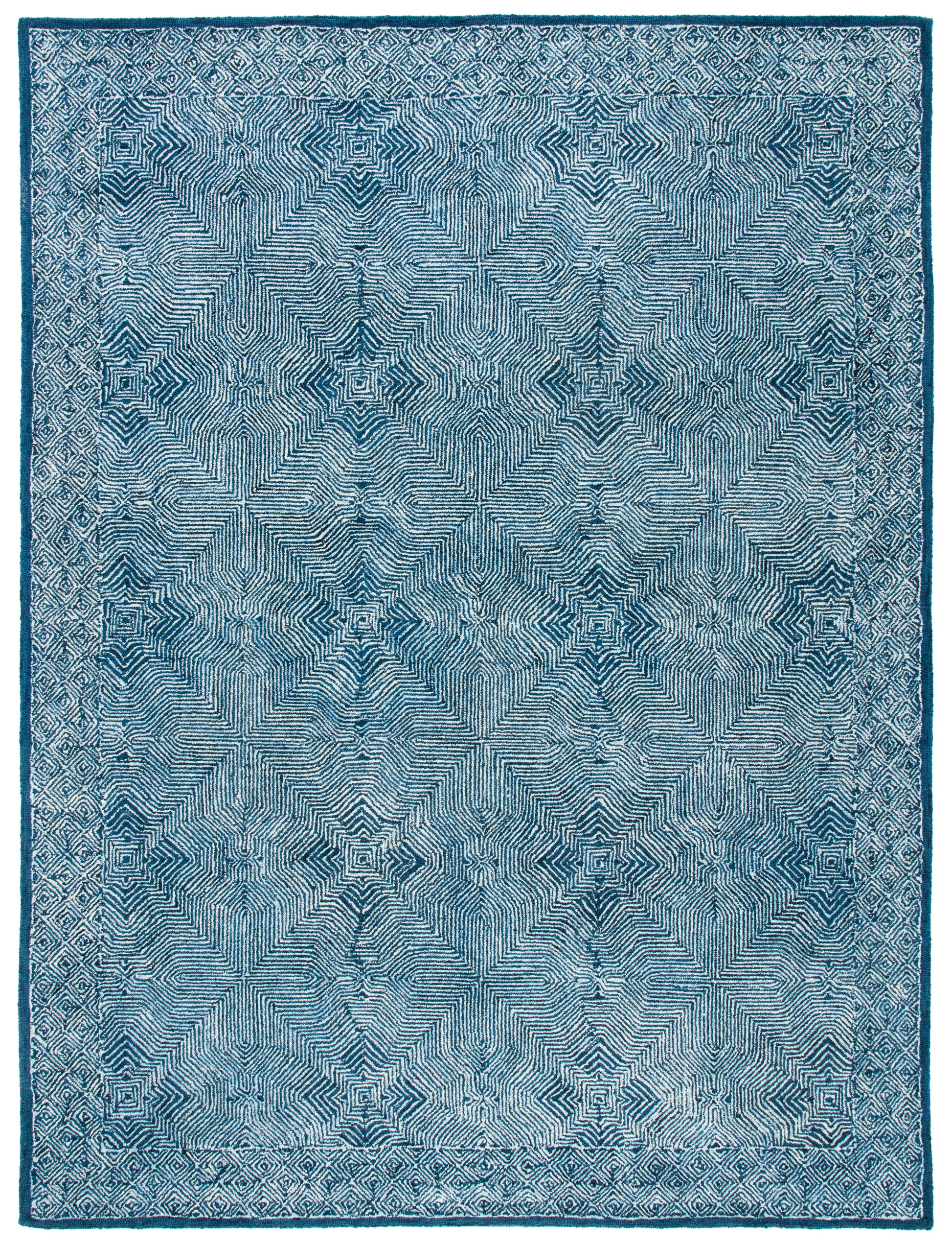 Safavieh Micro-Loop Mlp975N Navy Area Rug