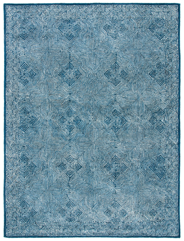 Safavieh Micro-Loop Mlp975N Navy Rugs.