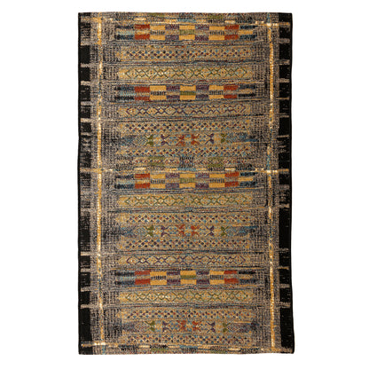 Liora Manne Marina Tribal Stripe 8057/48 Black Area Rug